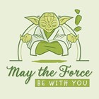 Zomaar kaart Yoda may the force be with you